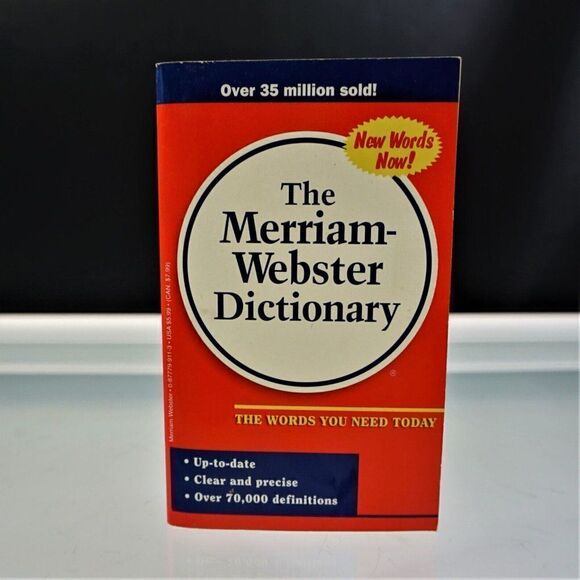 Merriam-Webster Dictionary 1997 Paperback - Picture 1 of 8